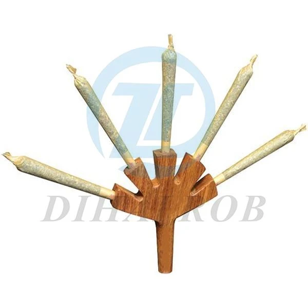 Попередньо Roll Raw Natural Smoring Pipe Tood Wood Wood Bifurced Tube