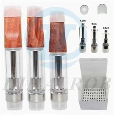 Атомайзер сигарети порожній Vape Vape Pen Cart Cartridge дерев'яний дрип -наконечник сигарети